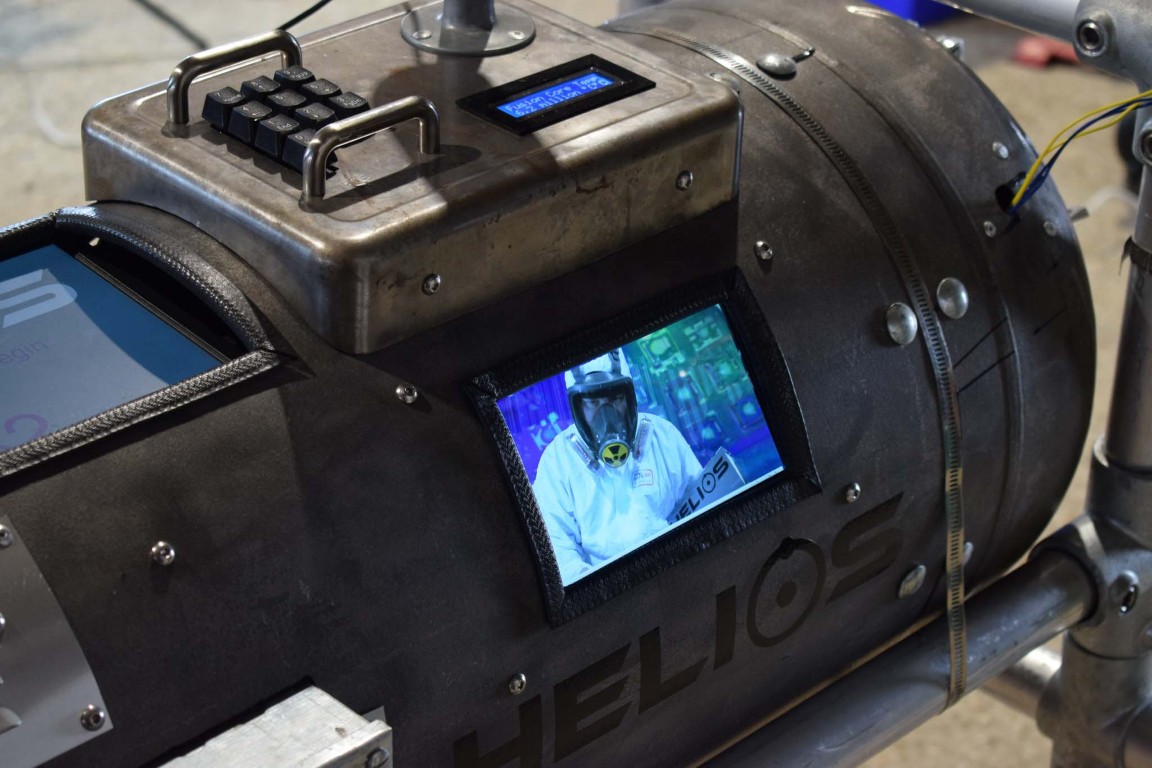 Facial recognition security ensures only authorised personnel can access the HELIOS internal systems.